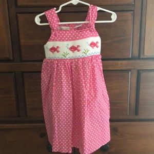 Smocked Summer Fish Dress